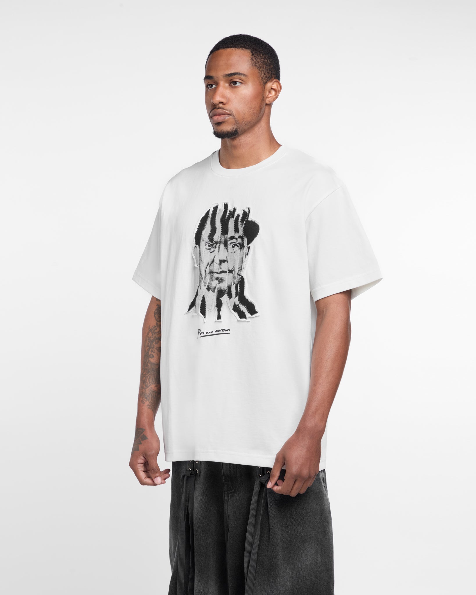 Fractured Icons Tee Shirt (White)