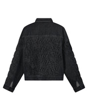 Pintack Denim Jacket