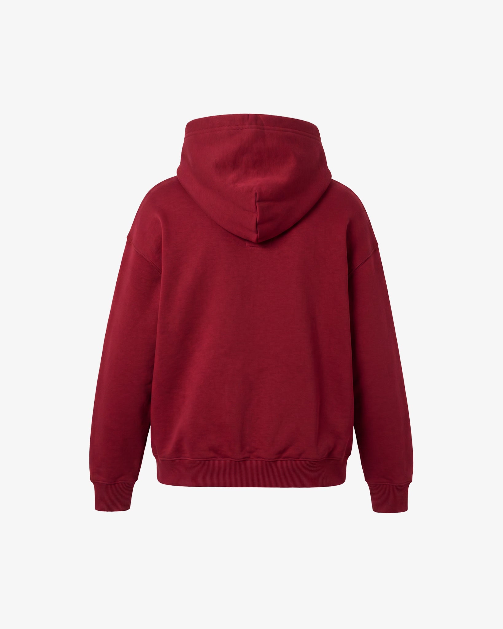 Oversized Hoodie Cursive (Maroon)