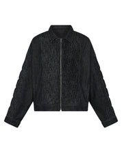 Pintack Denim Jacket