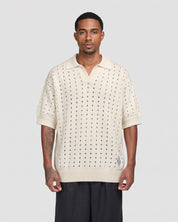 Knitted Polo Cream