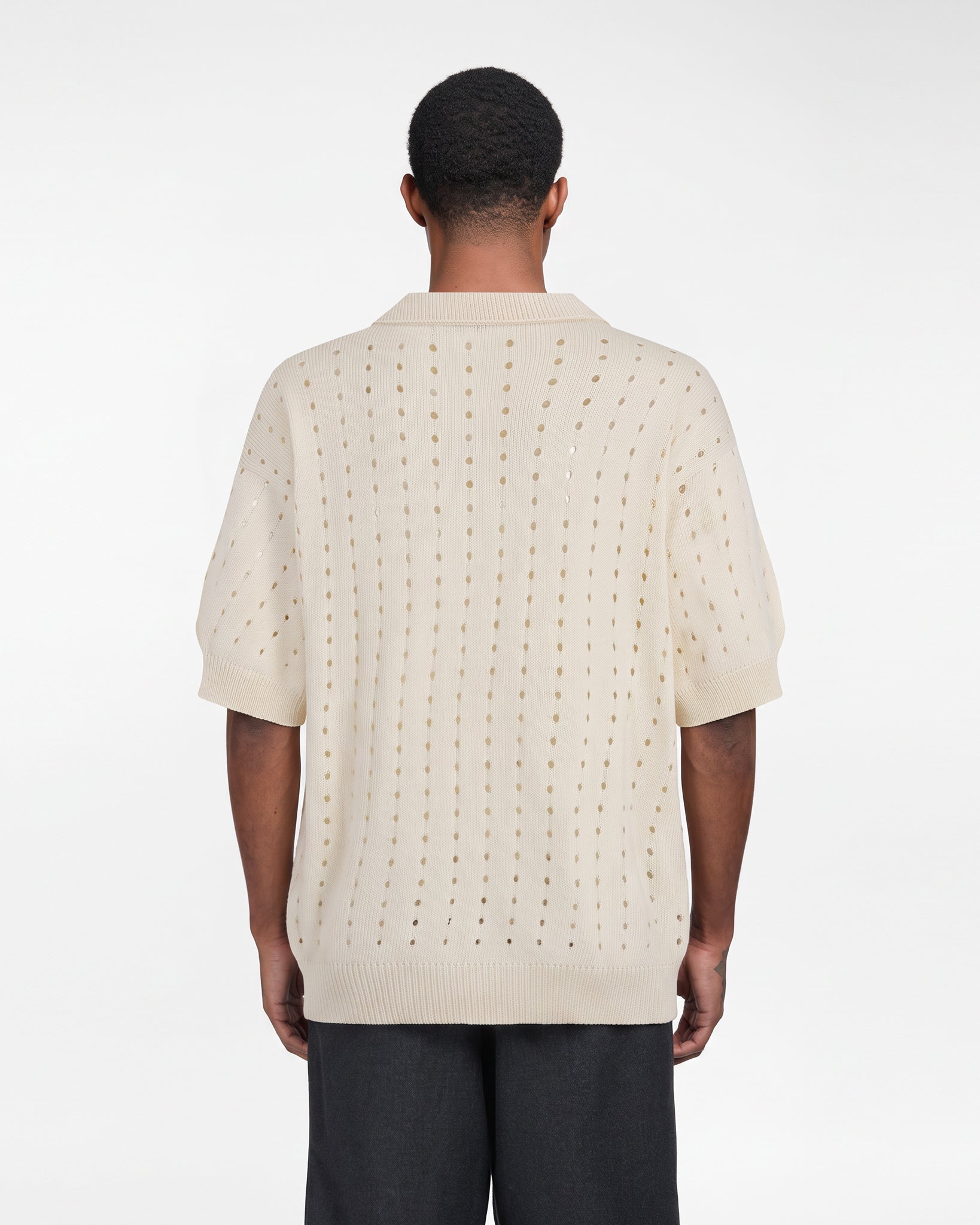 Knitted Polo Cream