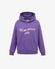Oversized Hoodie Cursive (Purple)
