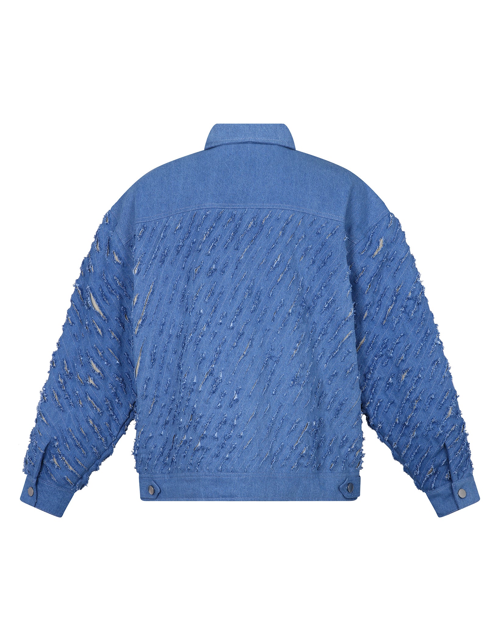 Cut Through Denim Jacket