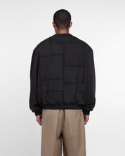 Paneled Cardigan (Black)
