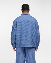 Cut Through Denim Jacket