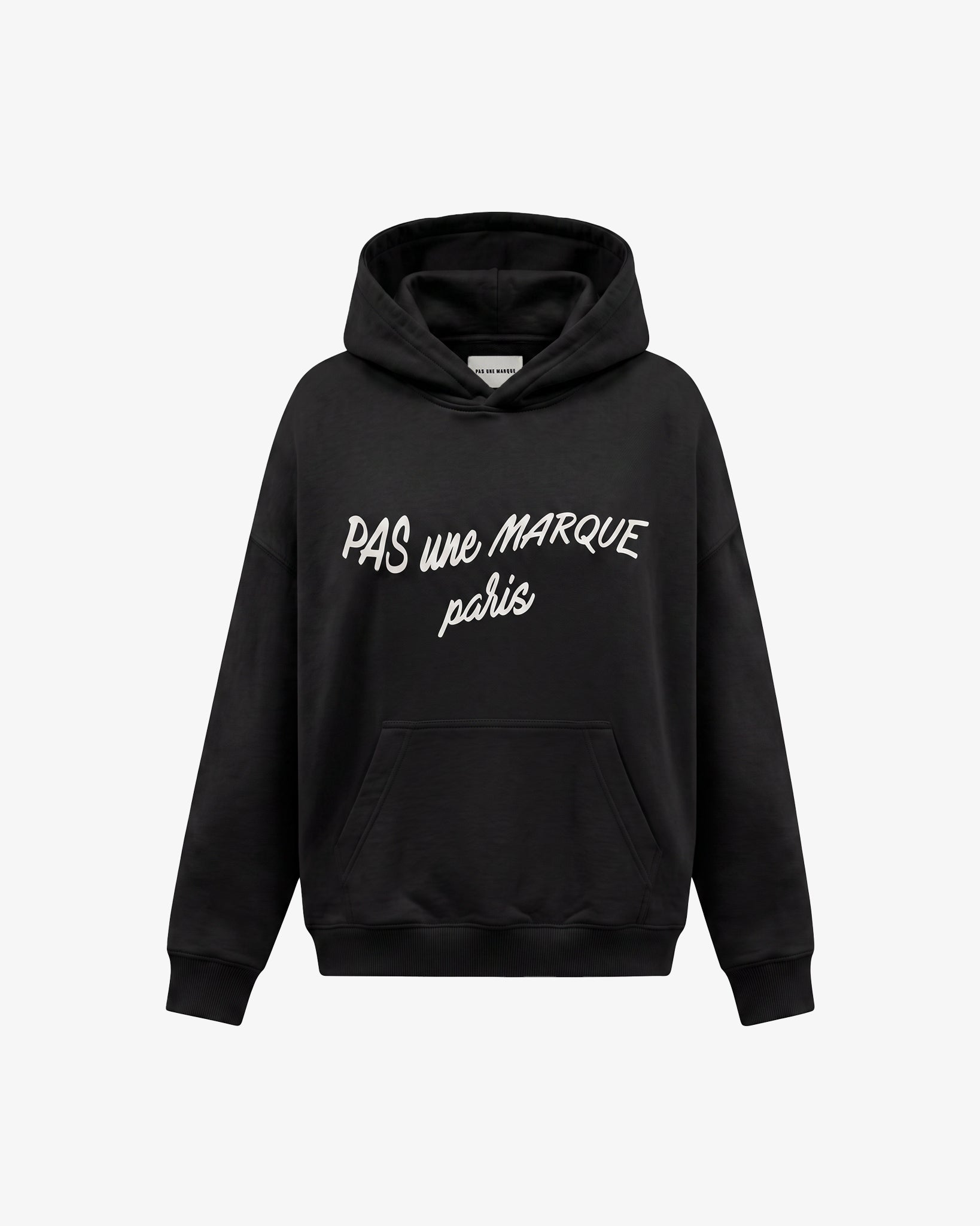 Oversized Hoodie Cursive (Black)