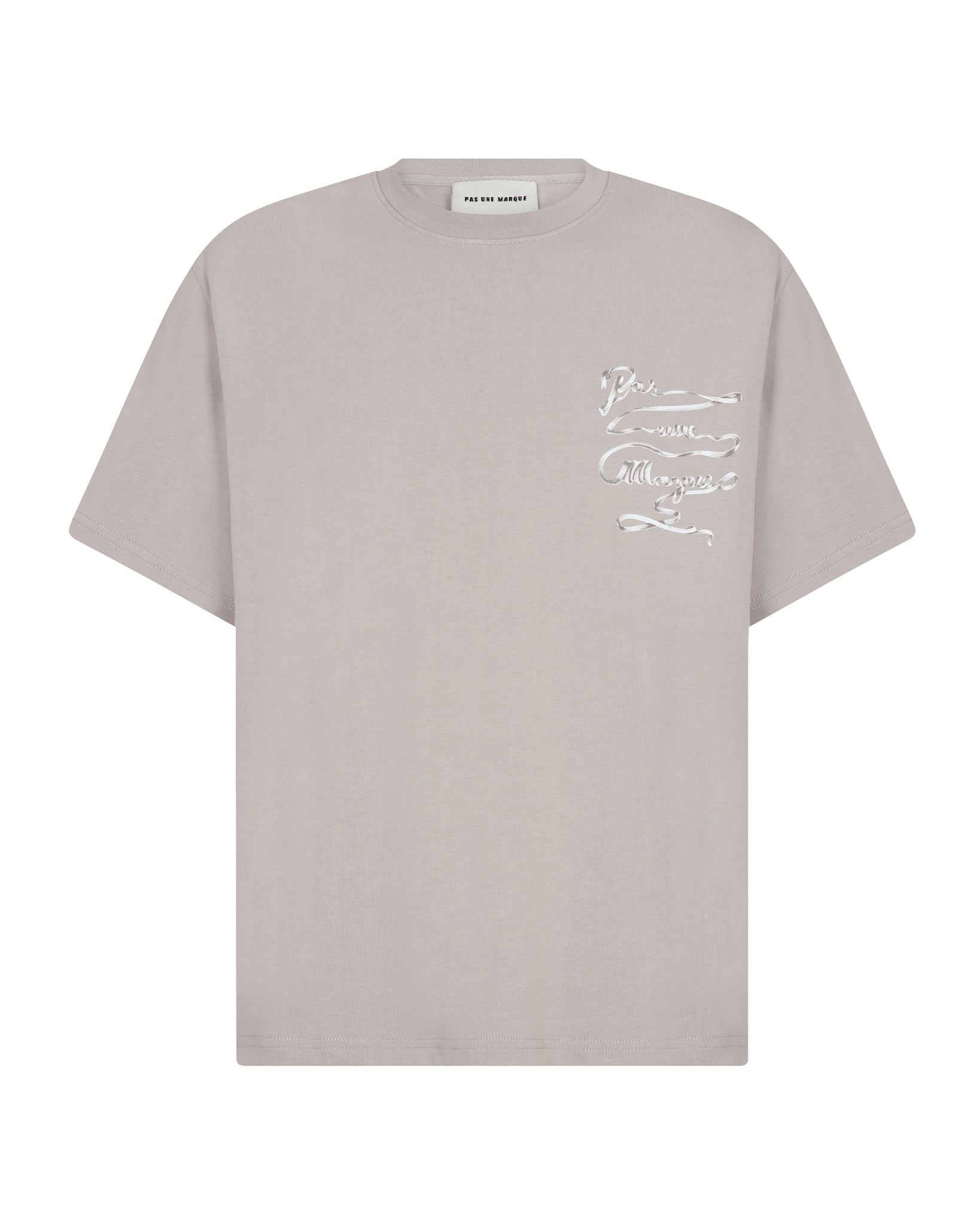 Ribbon Tee Shirt (Grey)