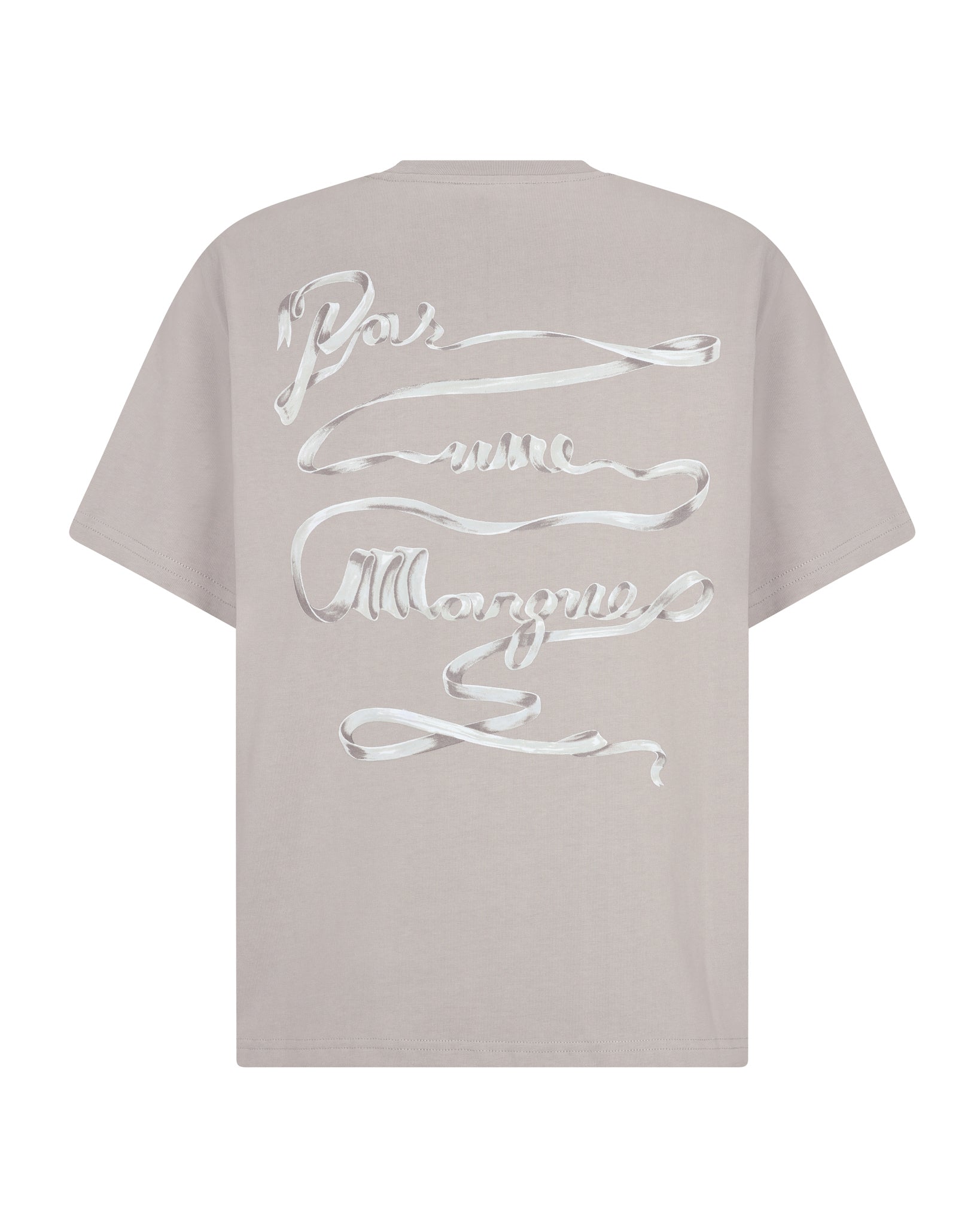 Ribbon Tee Shirt (Grey)