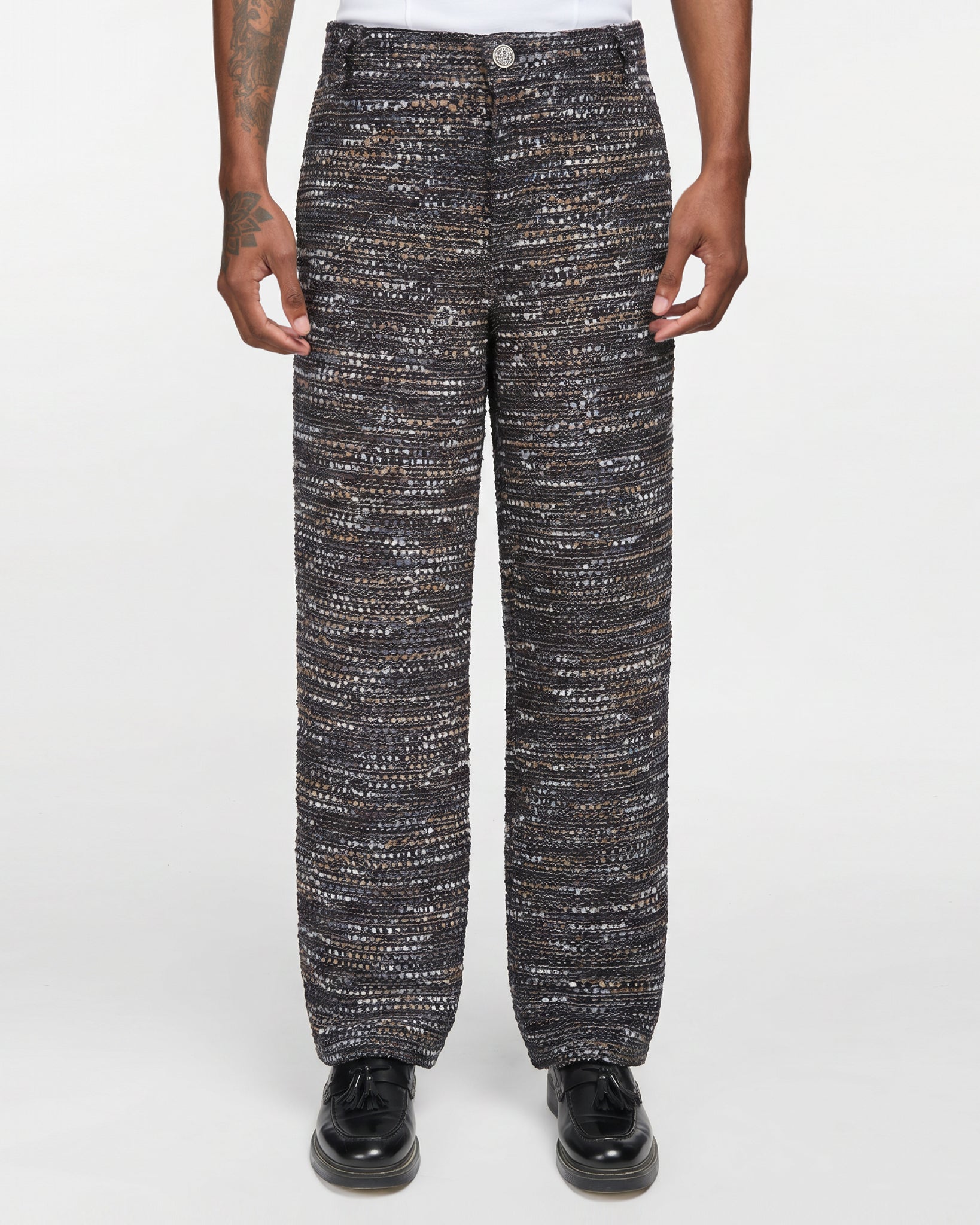 Tassel Tweed Pants