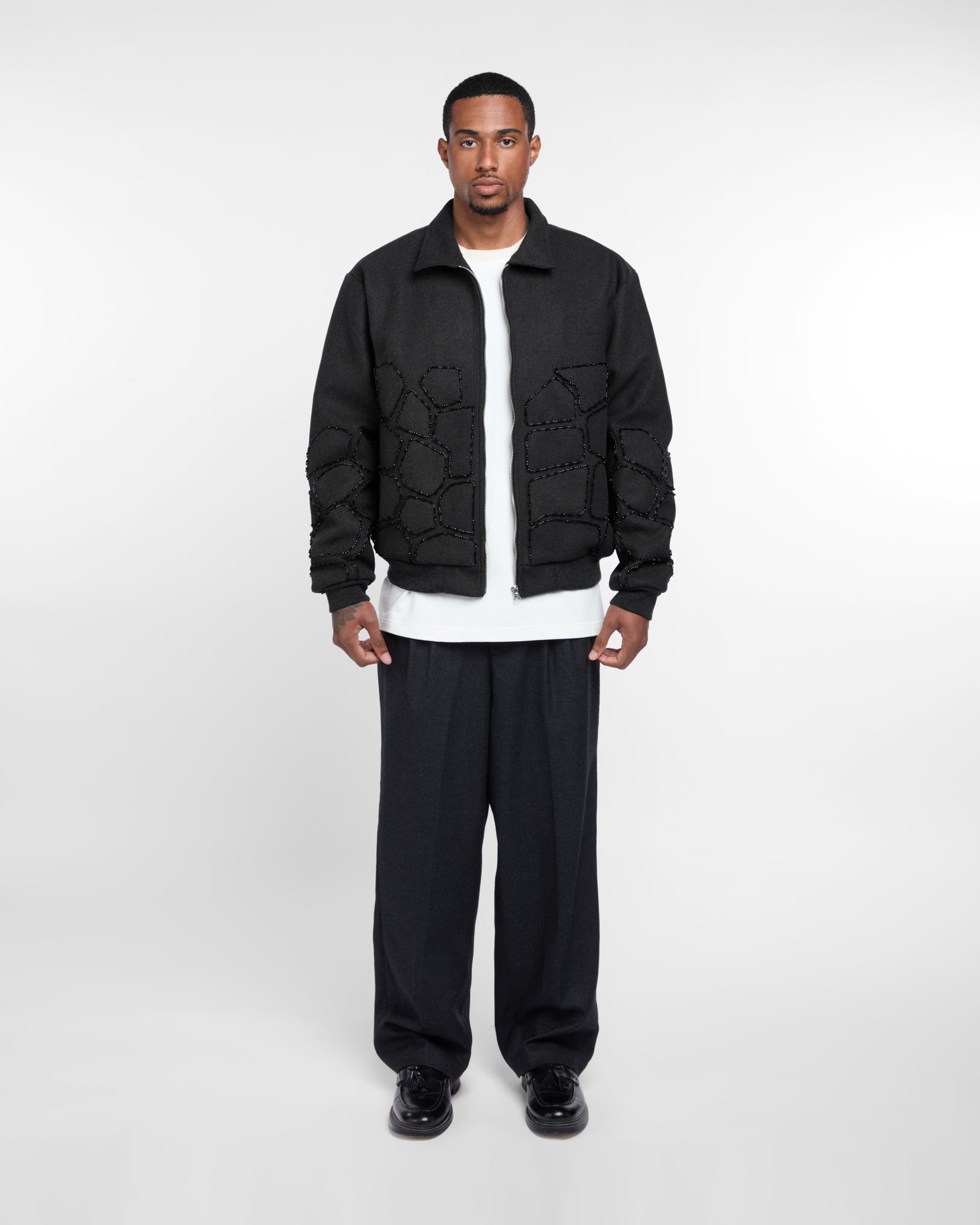 Hand-beaded Mosaic Jacket