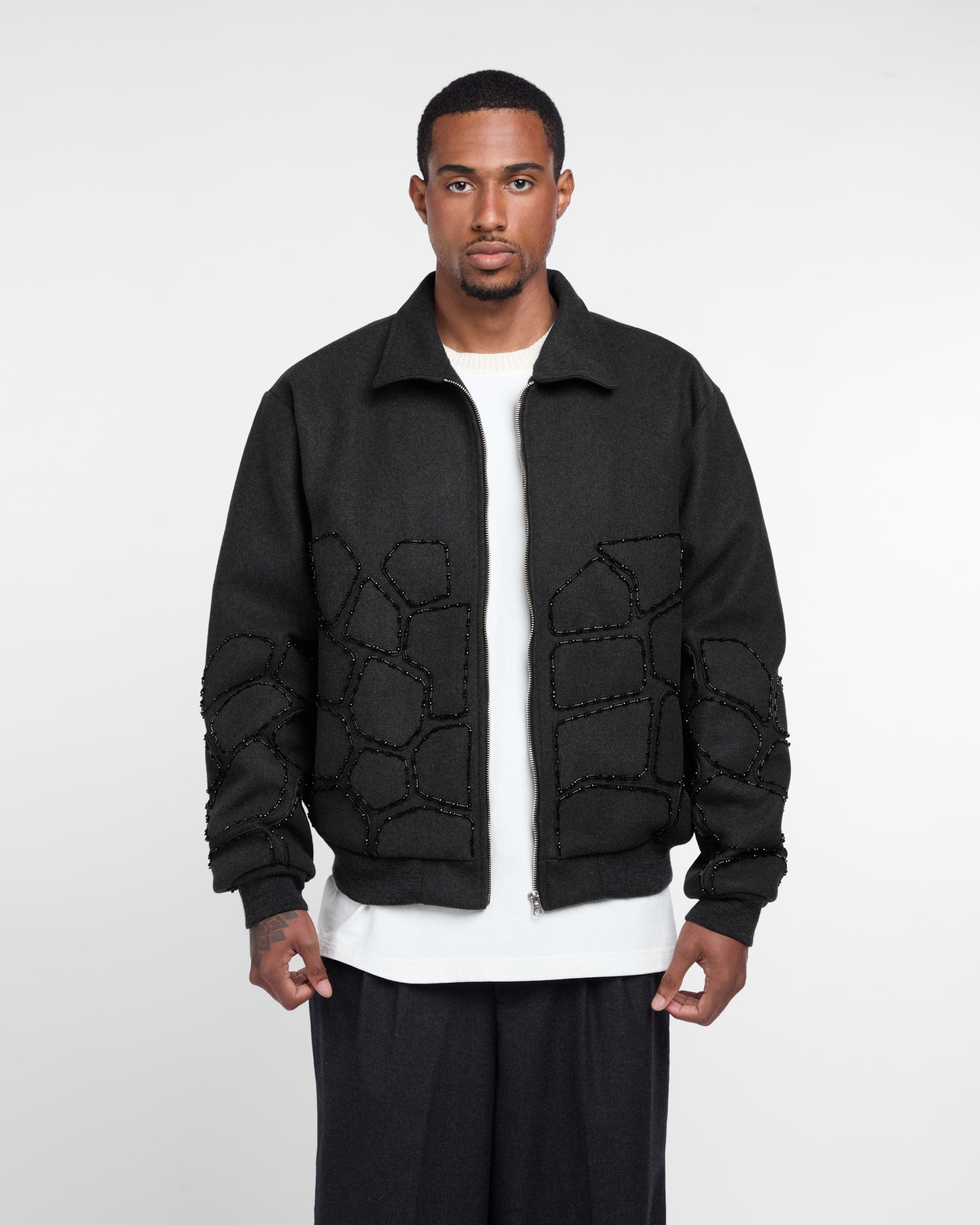 Hand-beaded Mosaic Jacket