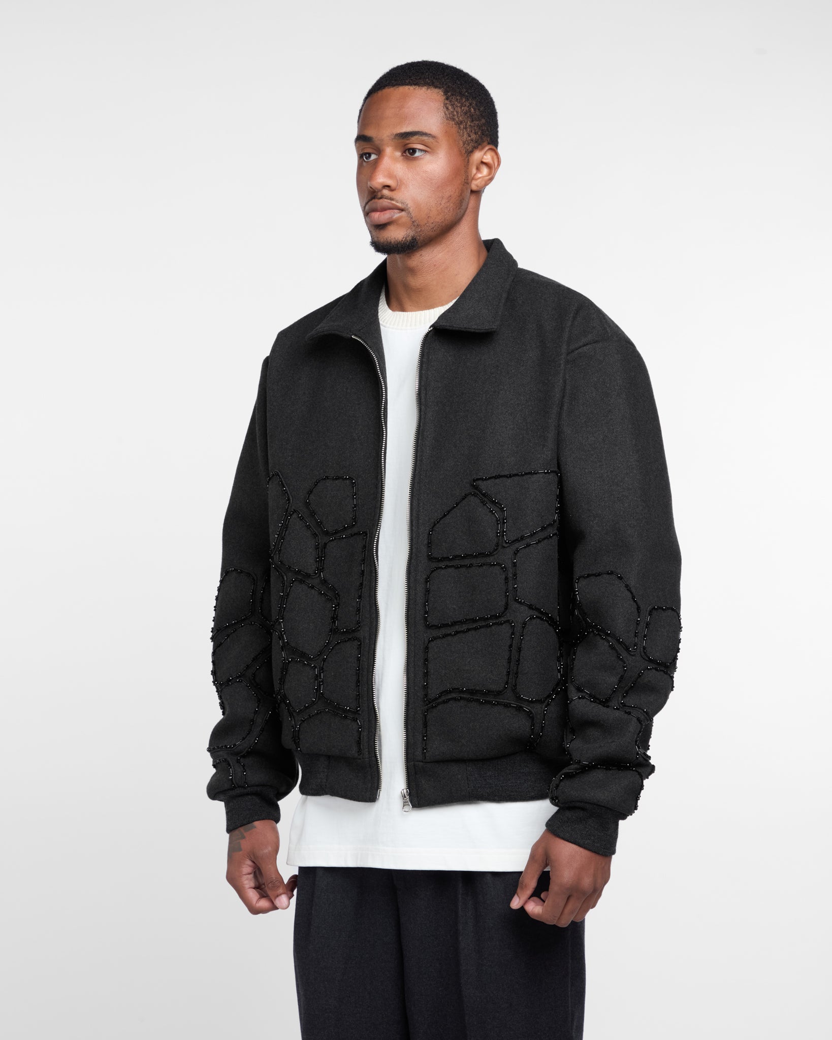 Hand-beaded Mosaic Jacket