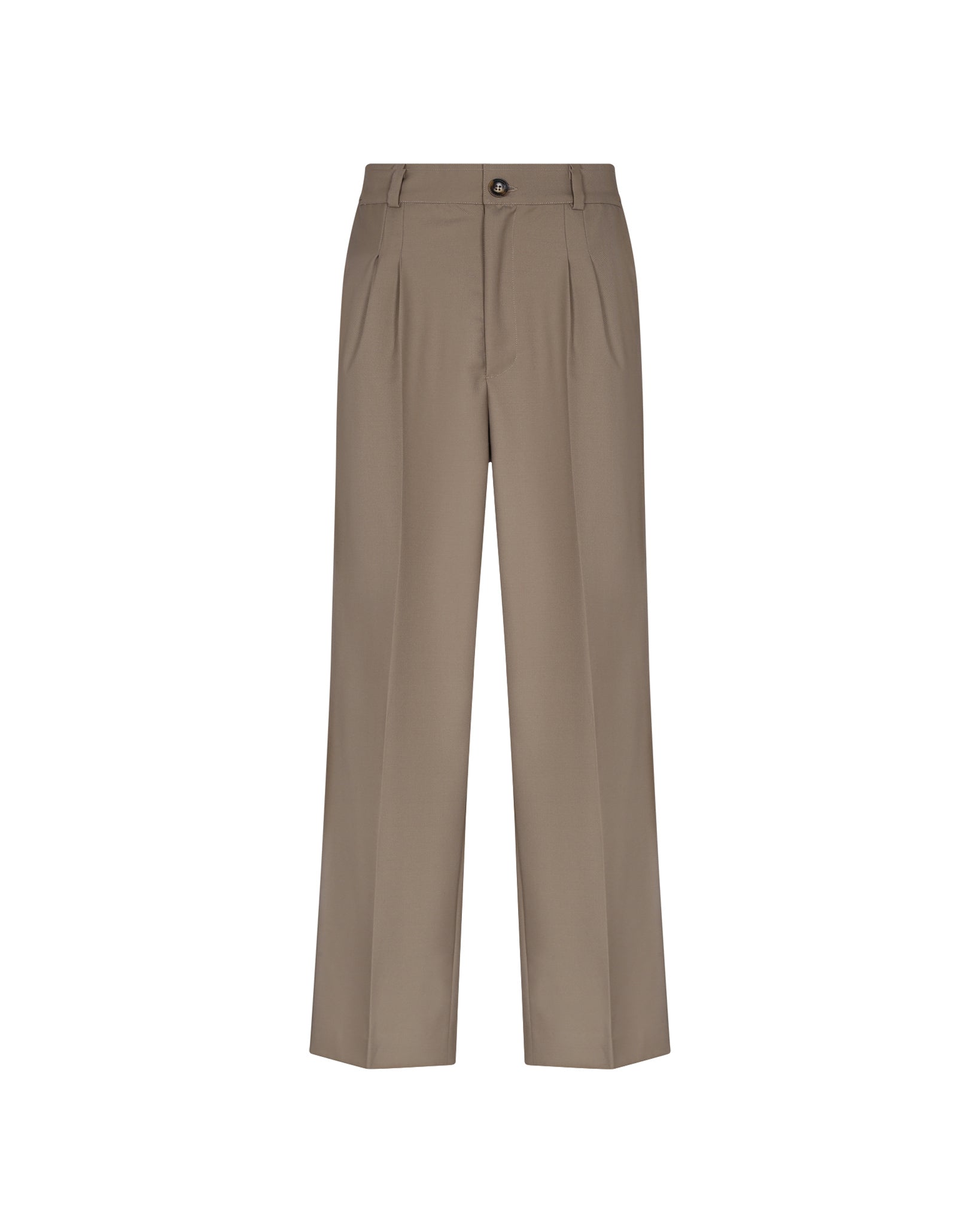 Tailored Trousers (Beige)