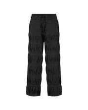 Pintack Denim Trousers (Black)