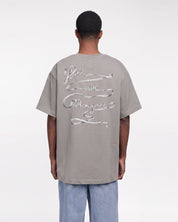 Ribbon Tee Shirt (Grey)