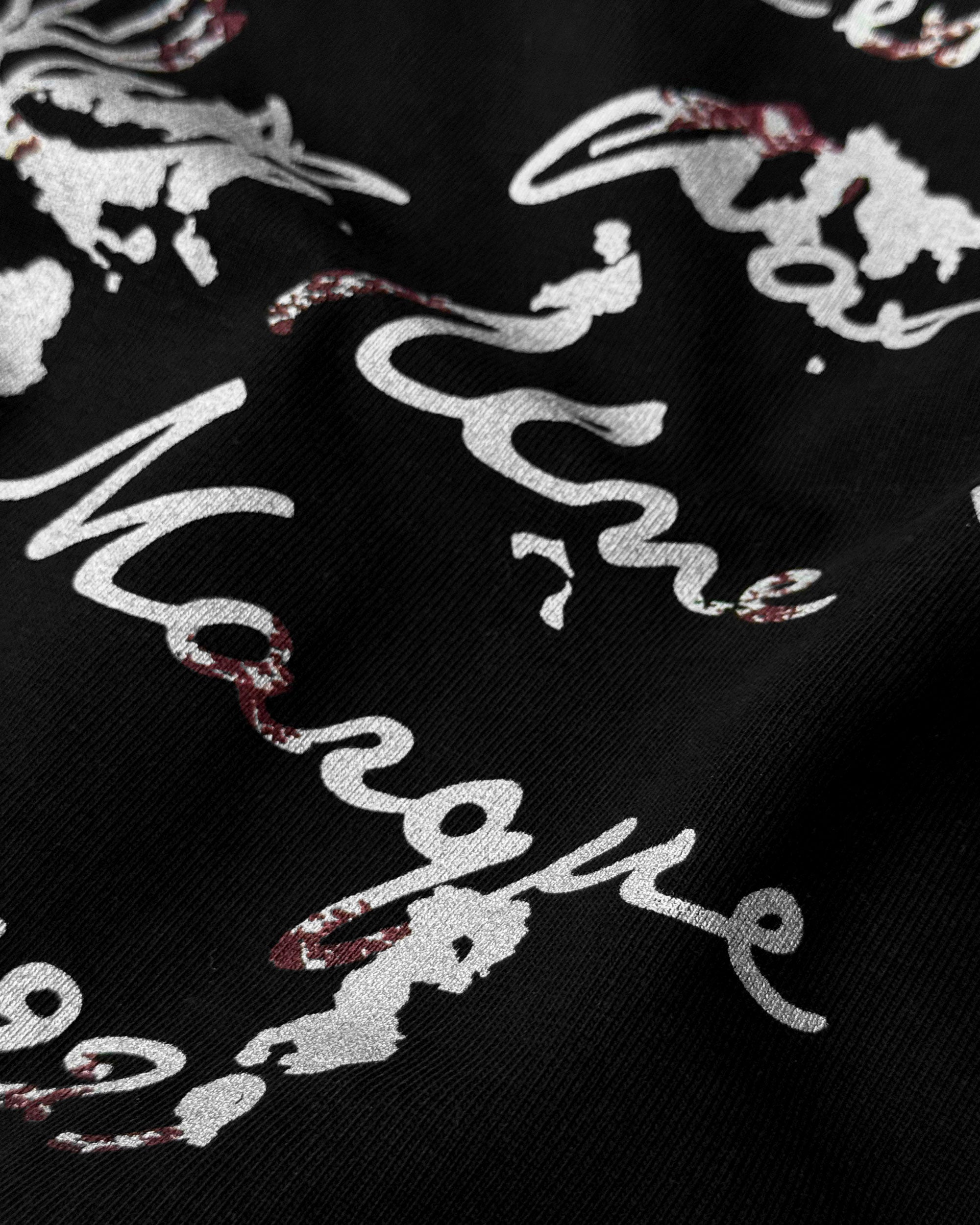 Ceci N'est Pas Une Marque Foil Tee Shirt (Black)