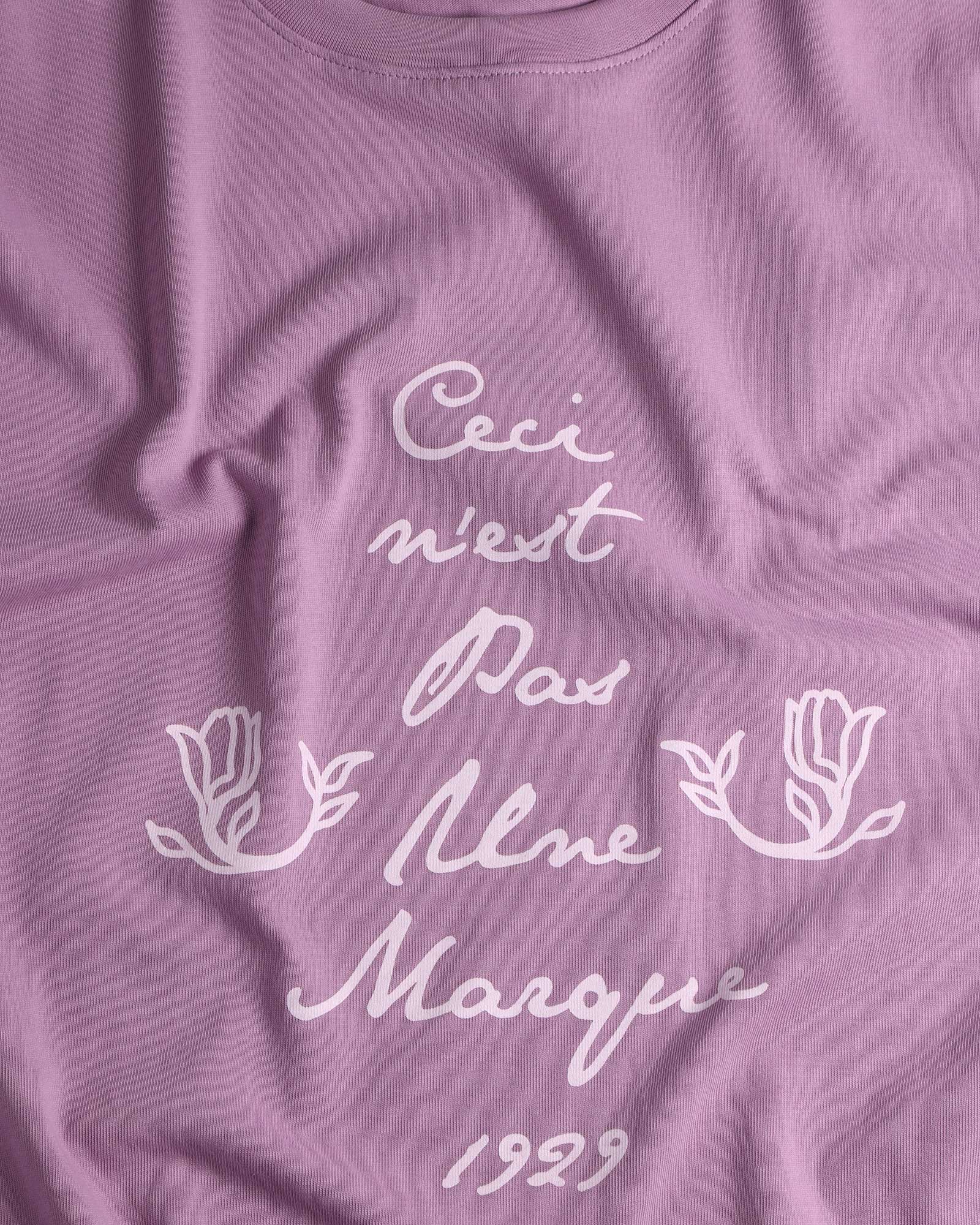 Ceci N’est Pas Une Marque Tee Shirt (Ash Rose)