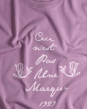 Ceci N’est Pas Une Marque Tee Shirt (Ash Rose)