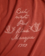 Ceci N'est Pas Une Marque Scribble Tee Shirt (Rust)