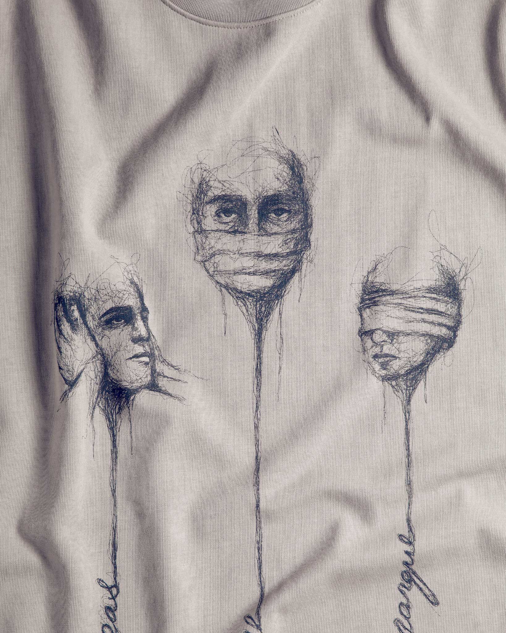Silenced Senses Tee Shirt (Grey)
