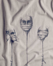 Silenced Senses Tee Shirt (Grey)