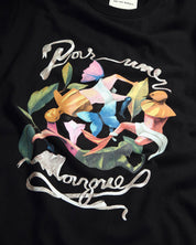 Botanical Reverie Tee Shirt (Black)