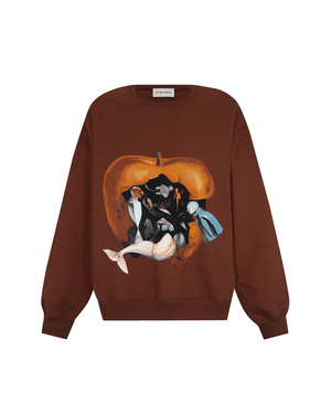 The Whisper of Time Sweatshirt (Cocoa Brown)