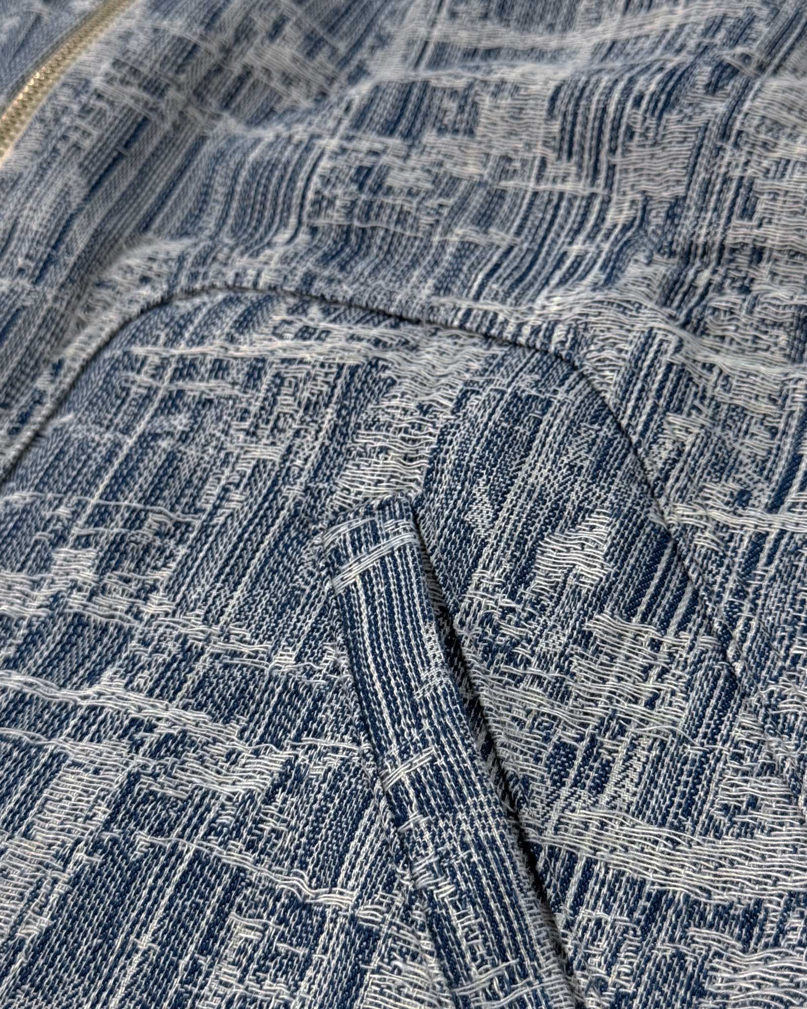 Jacquard Denim Vest (Multi)