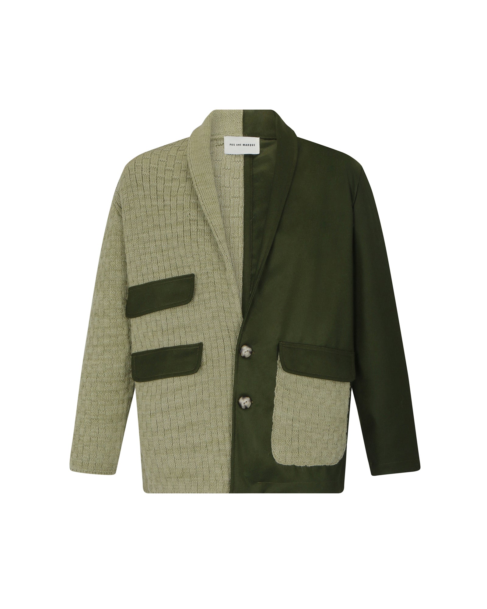 Knitted 50/50 Blazer
