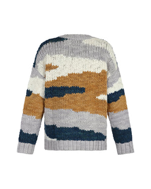 Knitted Puff Sweatshirt