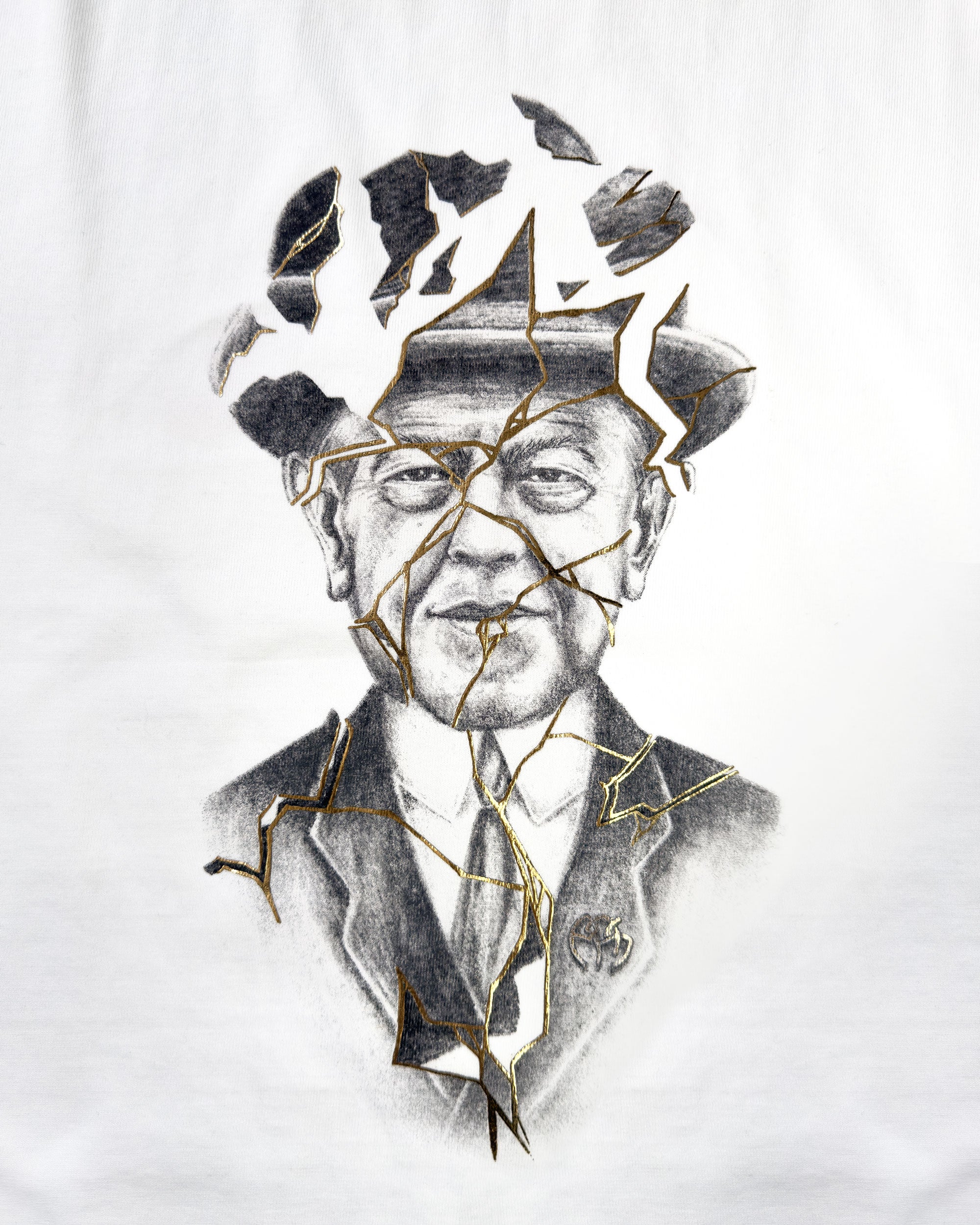 Magritte Foil Tee Shirt (White)