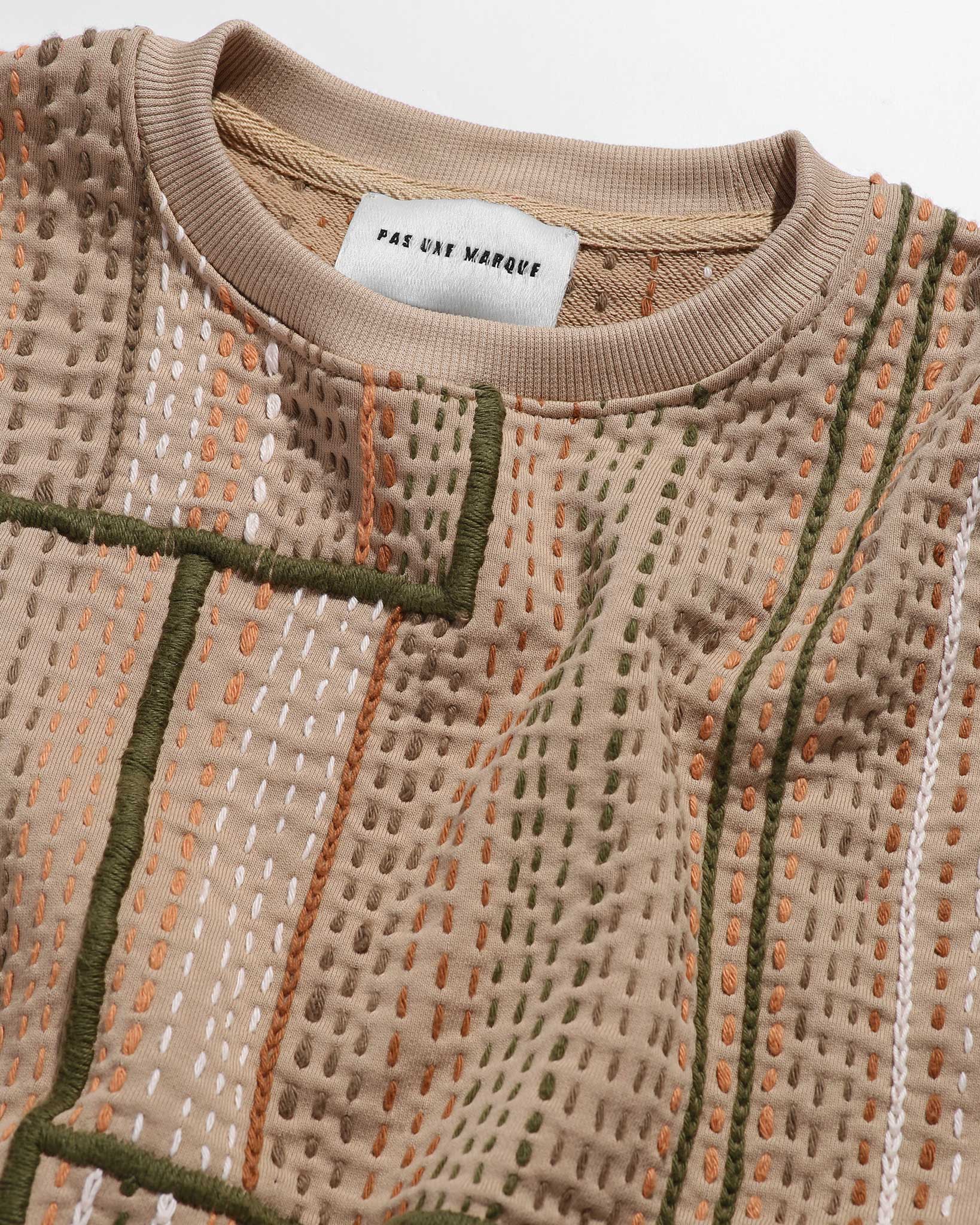 Embroidery of Disruption Tee Shirt (Multi)
