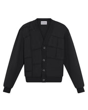 Paneled Cardigan (Black)