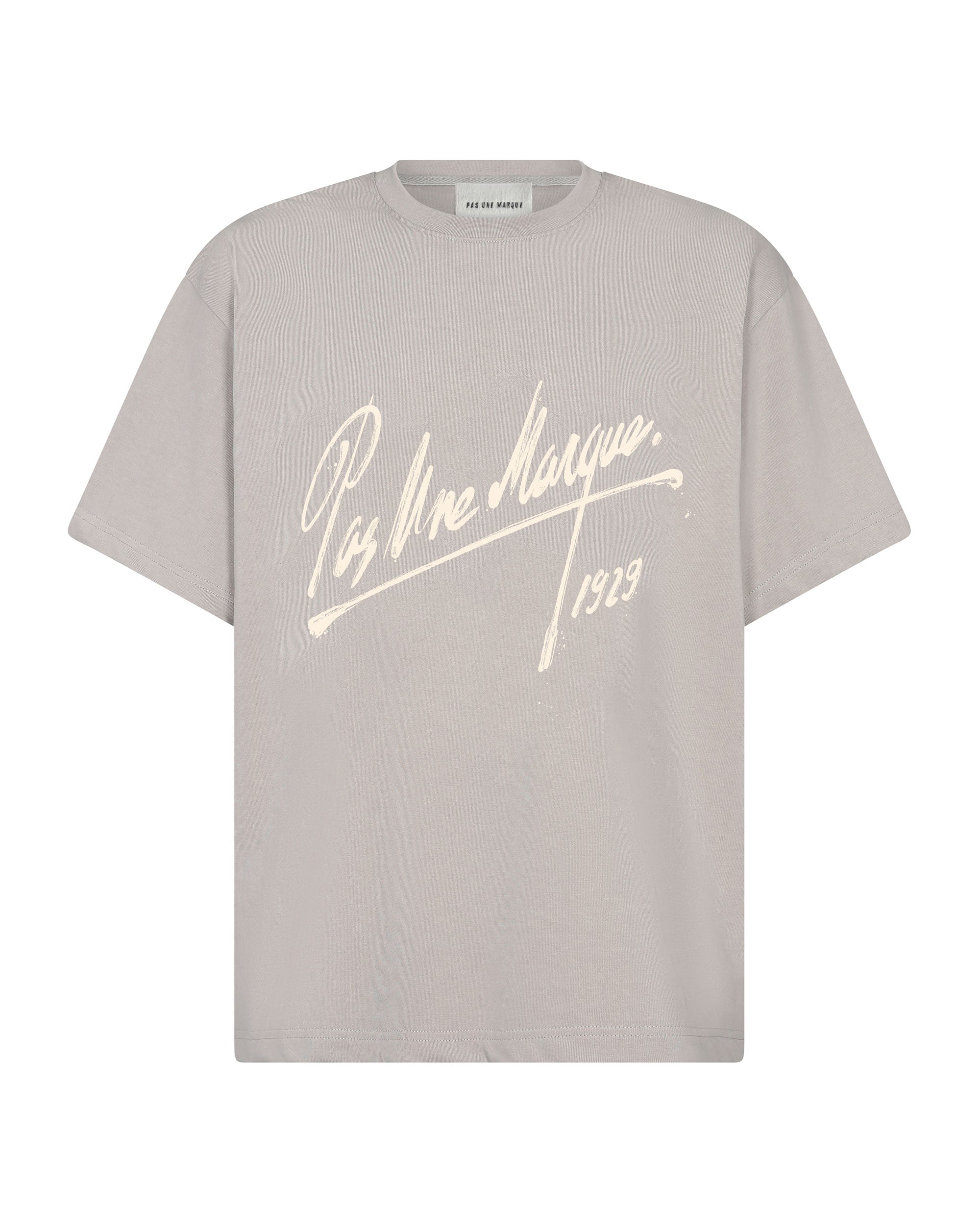 T-shirt Uni Gris Chiné (Modele 2 T-shirt Uni Gris Chiné (Modele 2