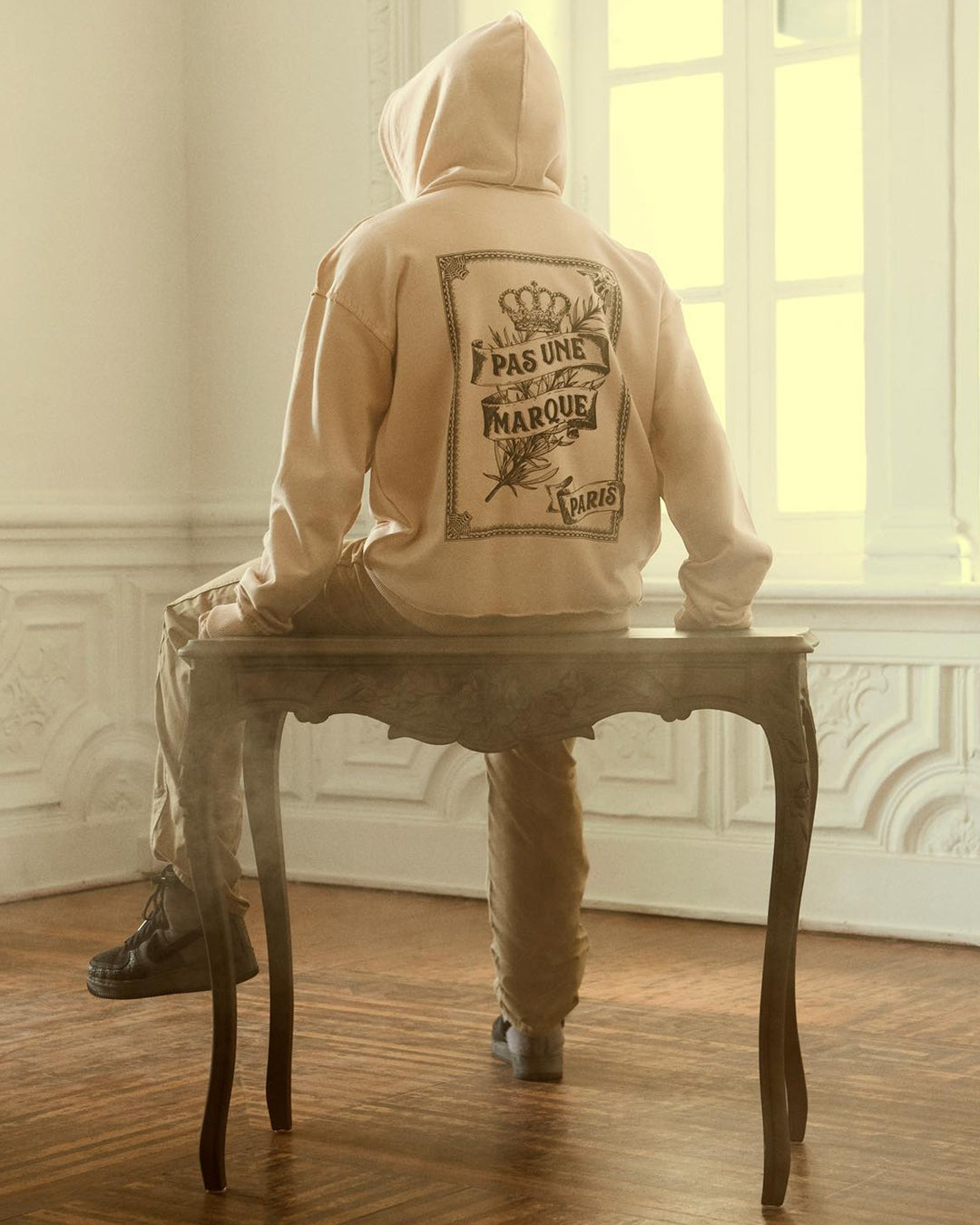 Vintage Banner Logo Hoodie (Dusty Rose)