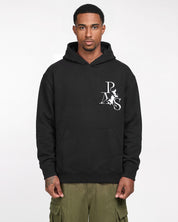 Oversized Hoodie Angel and Cross (Black)