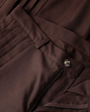 Side-Paneled Trousers (Brown)