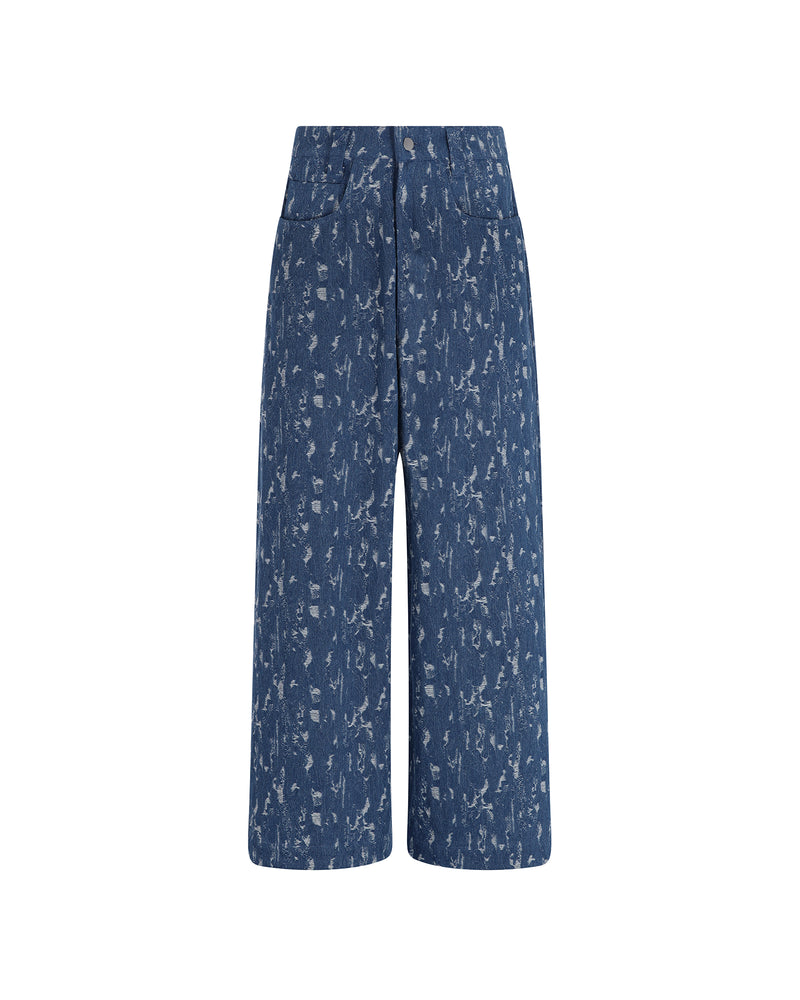 
            
                Load image into Gallery viewer, Threads of Dissonance Denim Trouser Blue
            
        