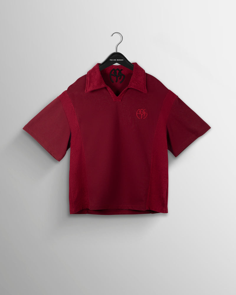 
            
                Load image into Gallery viewer, Oversized Box Polo (Ruby Wine)
            
        