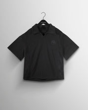 Oversized Box Polo (Jet Black)