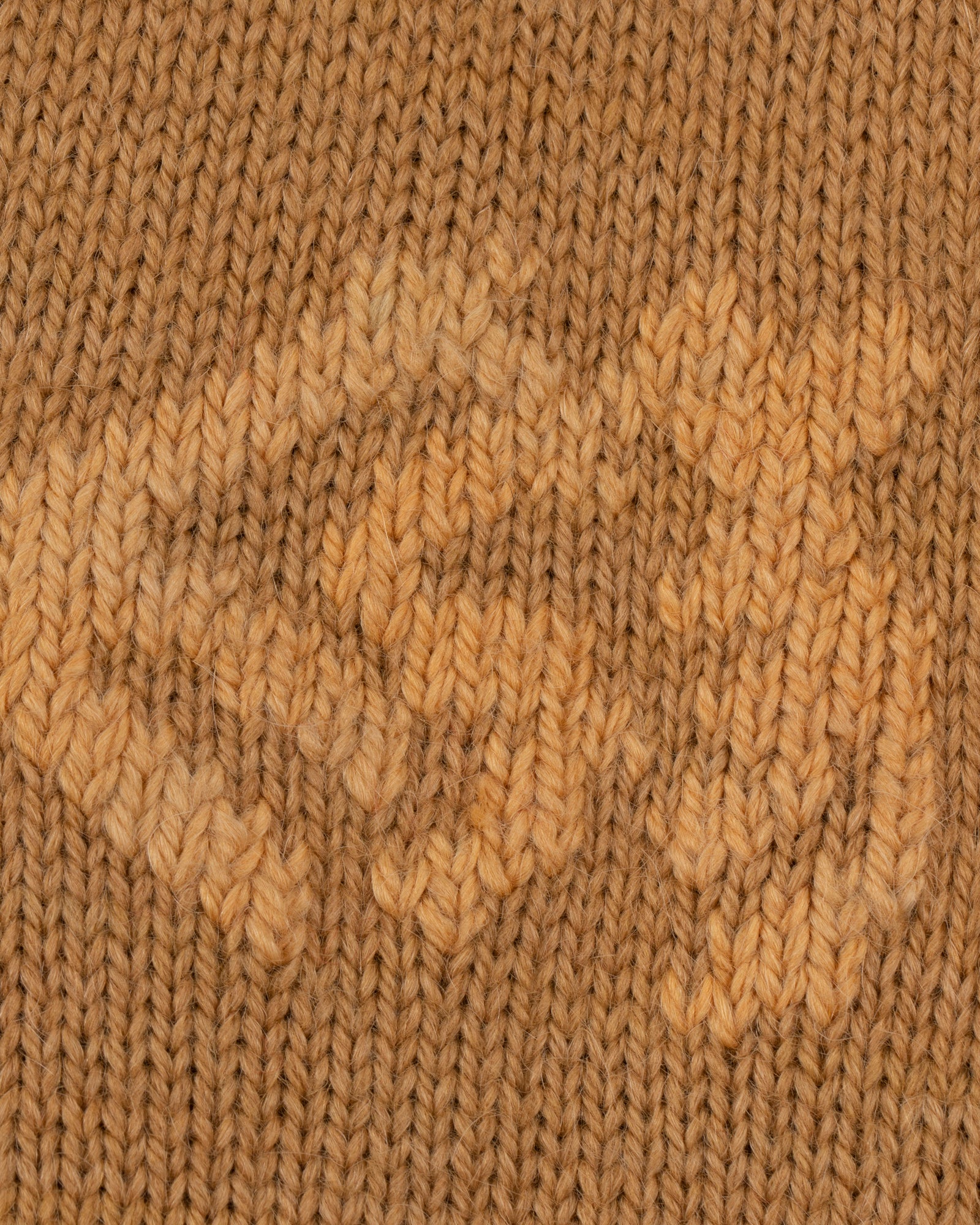 Knitted Sweater Vest (Lucuma / Camel)