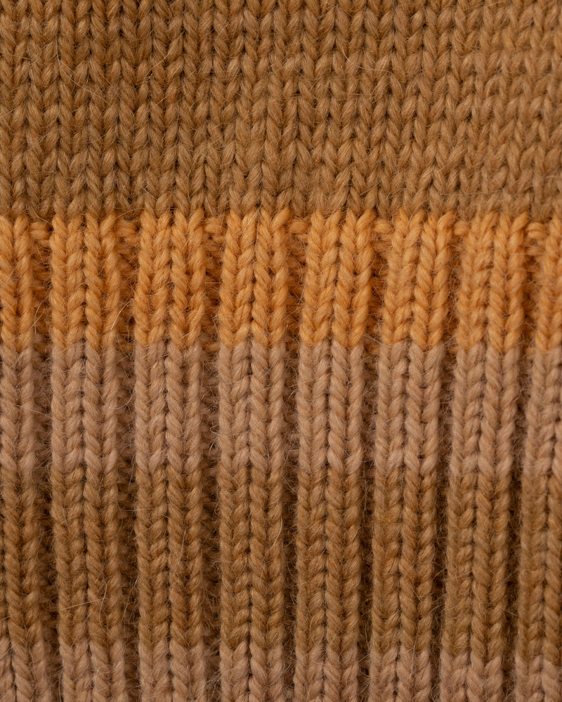 
            
                Load image into Gallery viewer, Knitted Sweater Vest (Lucuma / Camel)
            
        