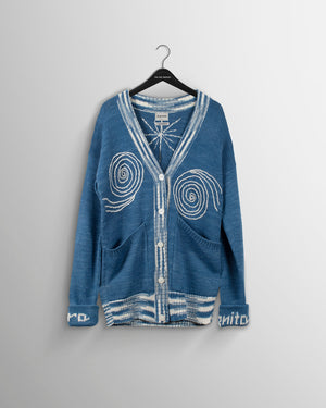 
            
                Load image into Gallery viewer, Knitted Cardigan (Lazuli Blue)
            
        
