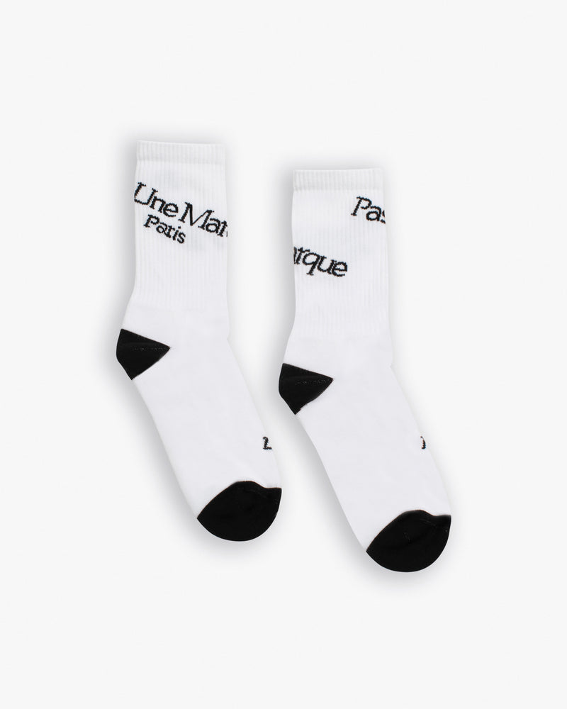 Asymmetric Socks (Black / White)