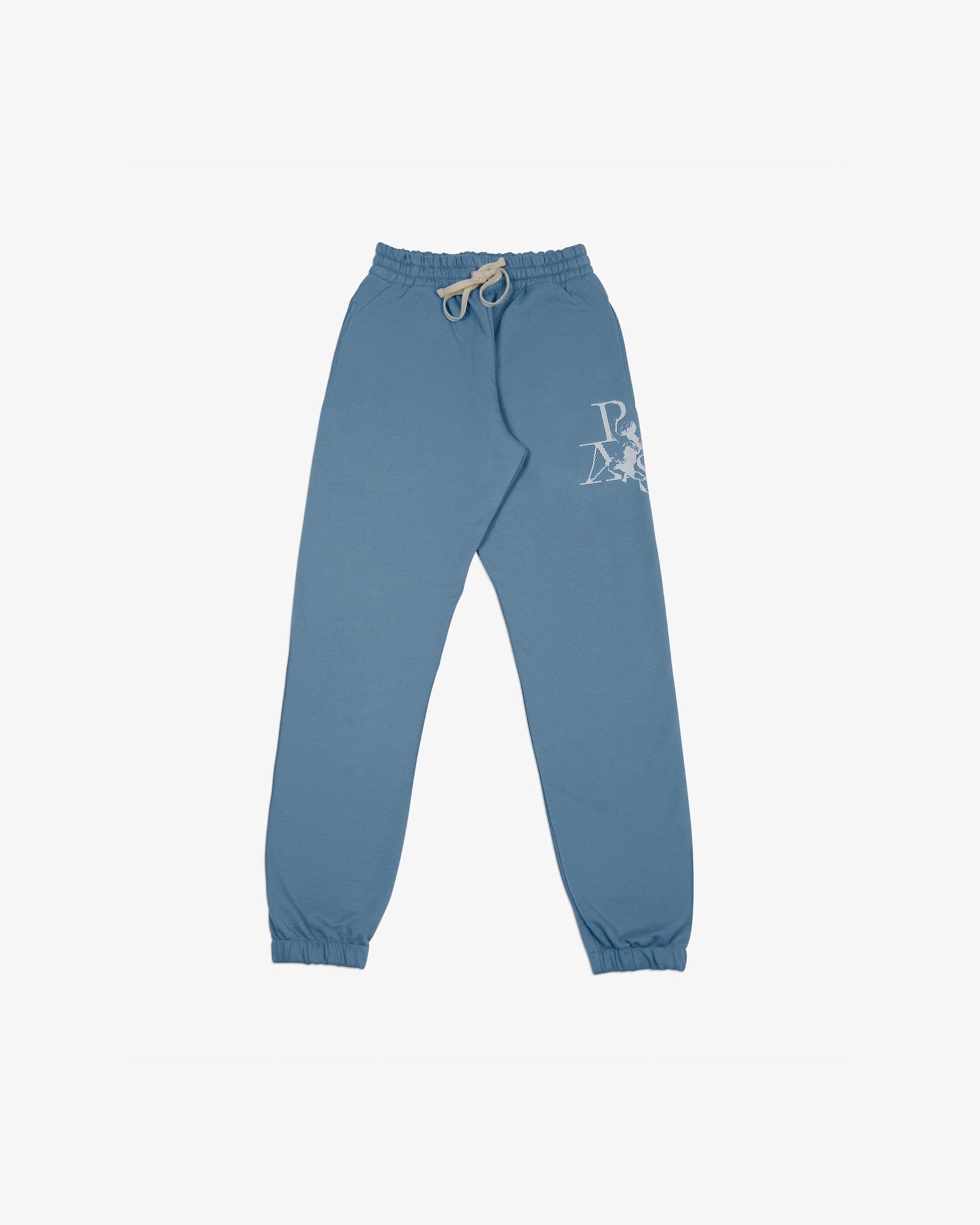Sweatpant Angel & Letters (Heather Blue)