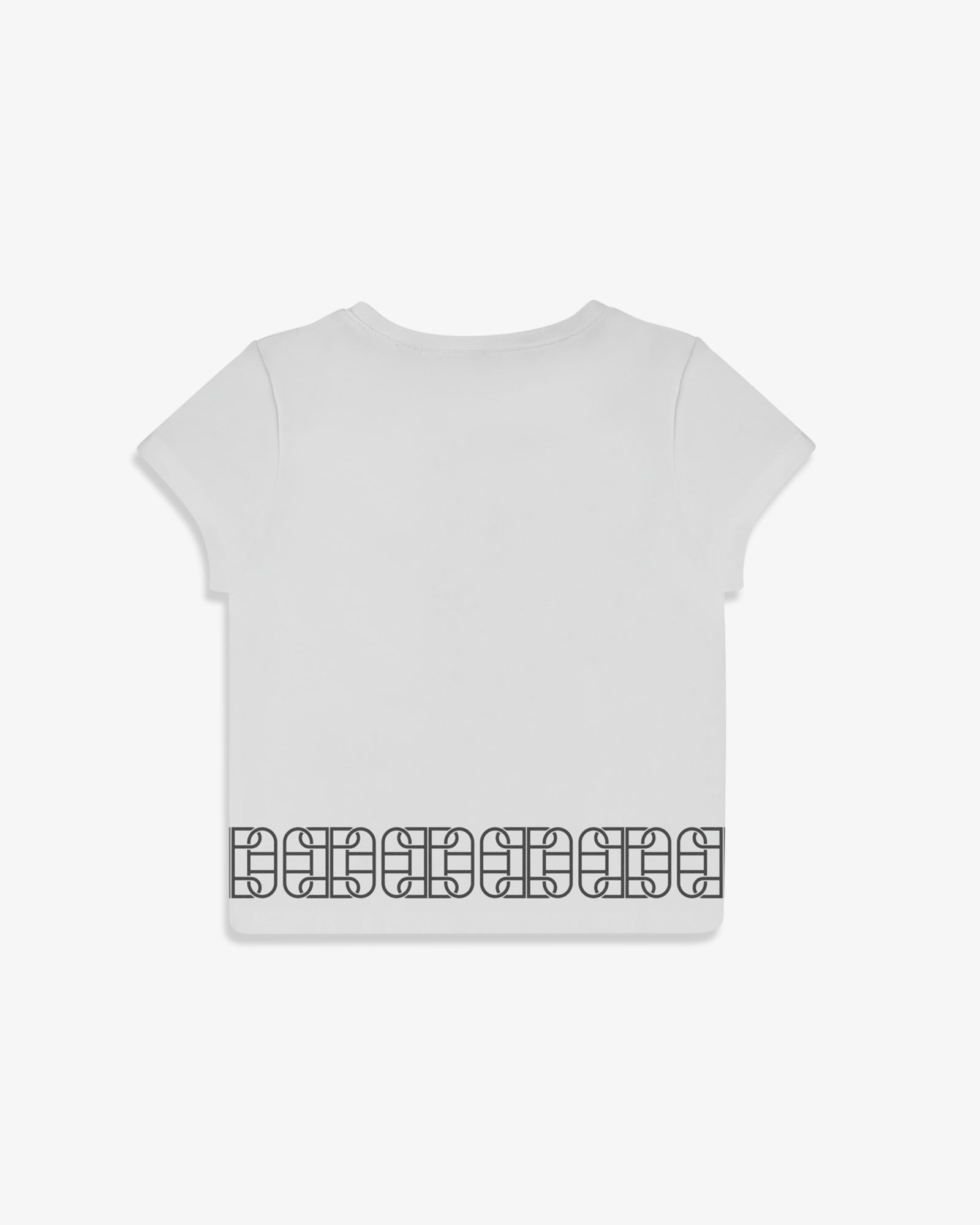 Monogram Baby Tee (White)