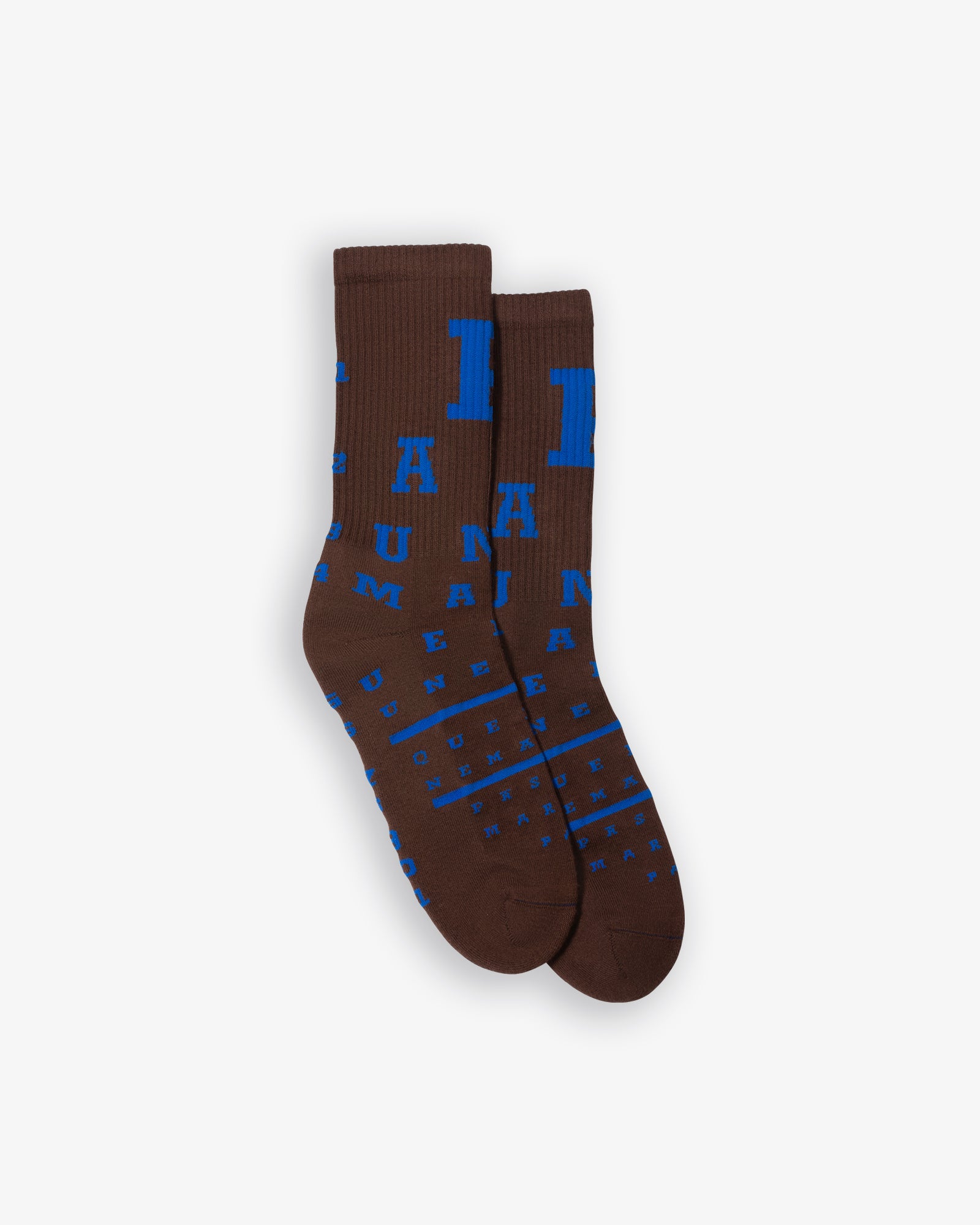 Optique Socks (Brown / Blue)