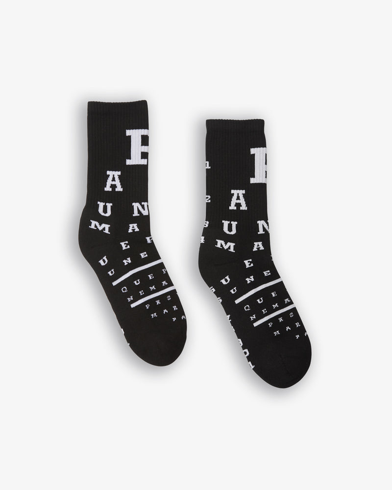 Optique Socks (Black / White)