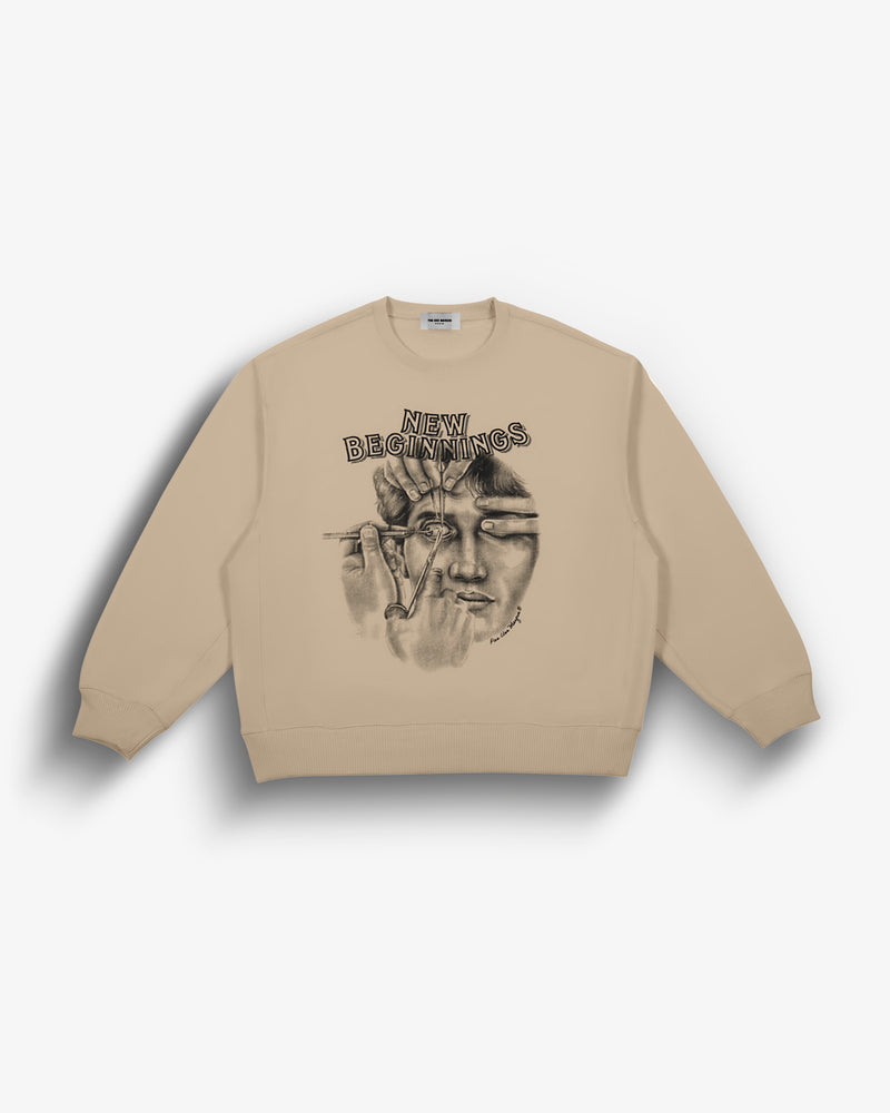 
            
                Load image into Gallery viewer, Incision Oversized Sweatshirt (Pebble Brown)
            
        
